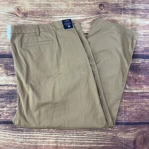 J Crew High Rise Girlfriend Chino Pants Size 24 Womens Khaki Brown Stretch